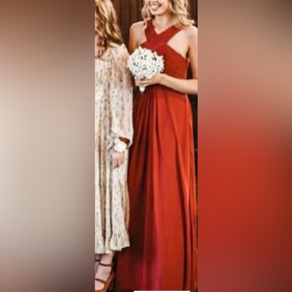 Azazie Terracotta Kaleigh Dress